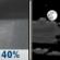 Tonight: A chance of showers and thunderstorms before 9pm, then a slight chance of showers between 9pm and midnight.  Mostly cloudy, with a low around 51. West wind around 5 mph becoming north after midnight.  Chance of precipitation is 40%.